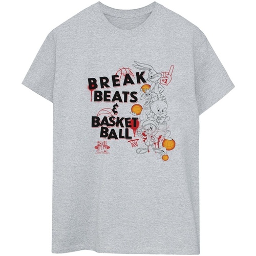 textil Mujer Camisetas manga larga Space Jam: A New Legacy Break Beats & Basketball Gris