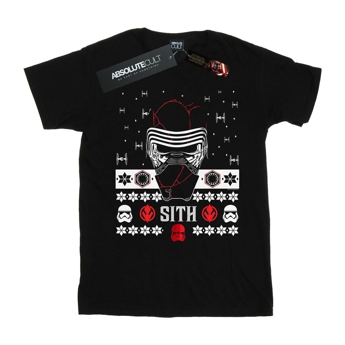 textil Niña Camisetas manga larga Disney The Rise Of Skywalker Christmas Sith Negro