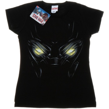textil Mujer Camisetas manga larga Marvel Black Panther Eyes Negro