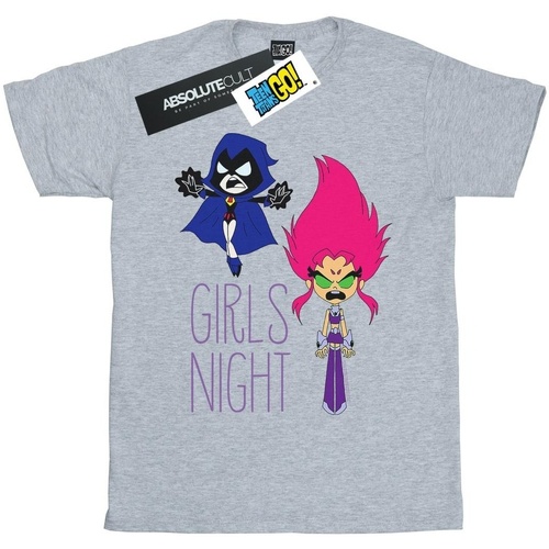 textil Niña Camisetas manga larga Dc Comics Teen Titans Go Girls Night Gris