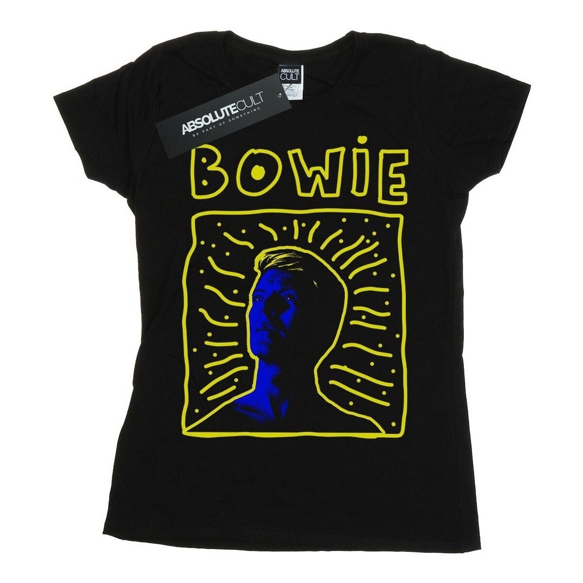 textil Mujer Camisetas manga larga David Bowie 90s Frame Negro