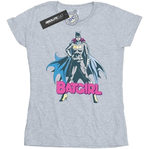 textil Mujer Camisetas manga larga Dc Comics Batgirl Pose Gris