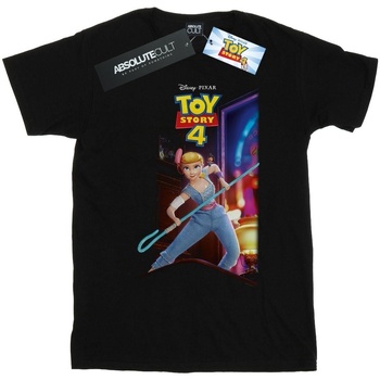 textil Niño Camisetas manga corta Disney Toy Story 4 Bo Peep And Giggle McDimples Poster Negro