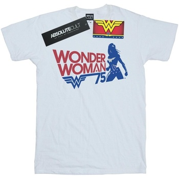 textil Niño Camisetas manga corta Dc Comics Wonder Woman Seventy Five Blanco