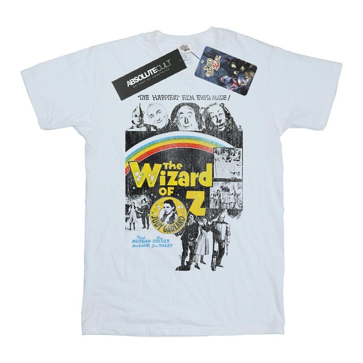 textil Niño Camisetas manga corta The Wizard Of Oz Distressed Movie Poster Blanco