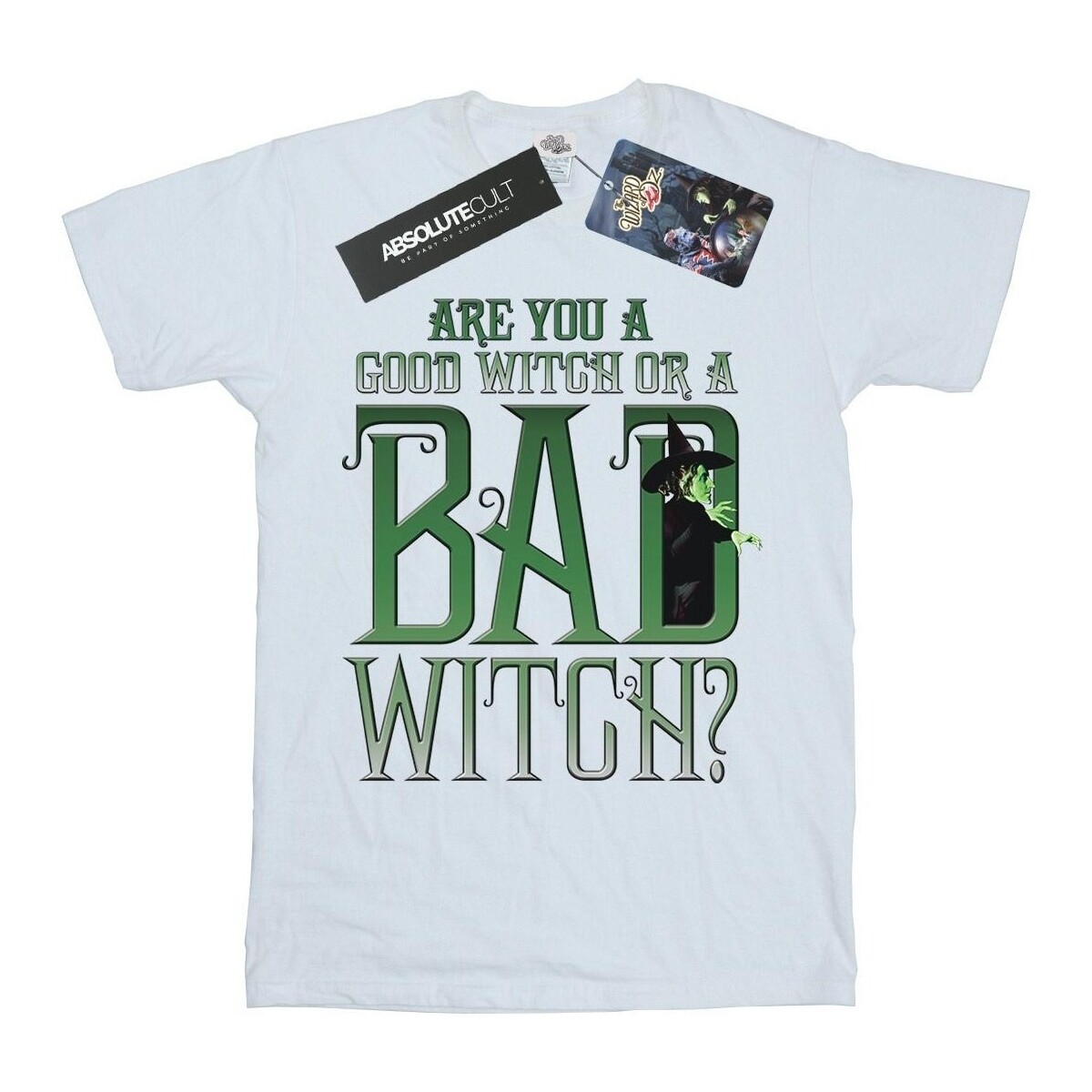 textil Niño Camisetas manga corta The Wizard Of Oz Good Witch Bad Witch Blanco