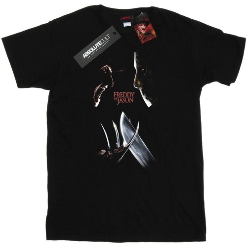 textil Hombre Camisetas manga larga A Nightmare On Elm Street Freddy Vs Jason Negro