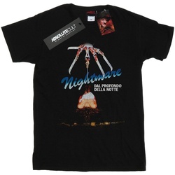 textil Hombre Camisetas manga larga A Nightmare On Elm Street Italian Movie Poster Negro