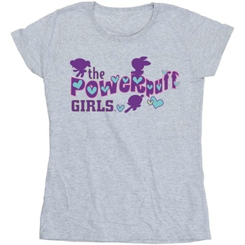 textil Mujer Camisetas manga larga The Powerpuff Girls BI51667 Gris