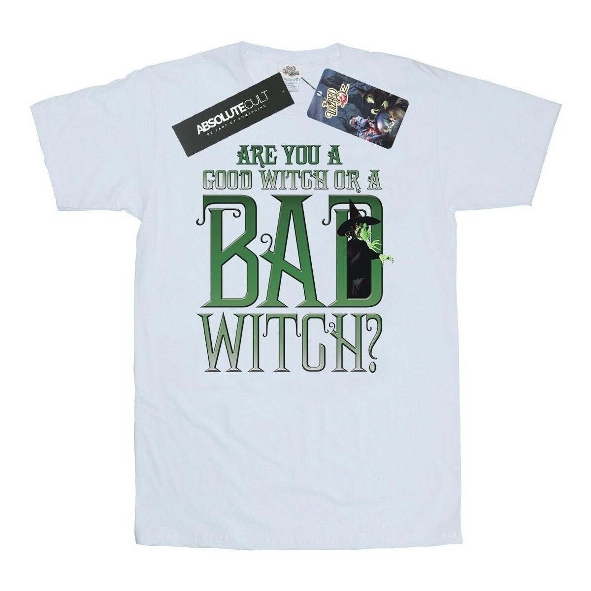 textil Mujer Camisetas manga larga The Wizard Of Oz Good Witch Bad Witch Blanco
