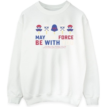 textil Hombre Sudaderas Star Wars: A New Hope May The Force Ice Pops Blanco