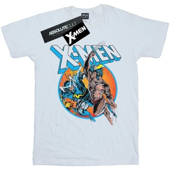 textil Mujer Camisetas manga larga Marvel X-Men Broken Chains Blanco