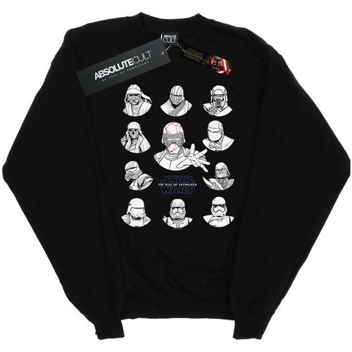 textil Hombre Sudaderas Star Wars: The Rise Of Skywalker First Order Character Line Up Mono Negro