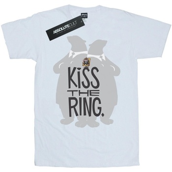 textil Mujer Camisetas manga larga Disney Zootropolis Kiss The Ring Blanco
