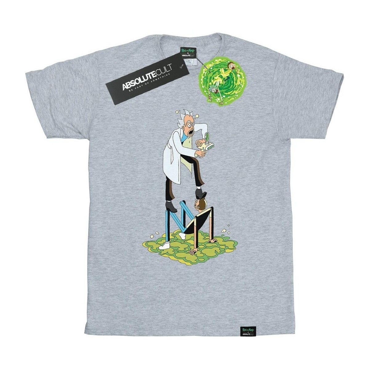 textil Hombre Camisetas manga larga Rick And Morty Stylised Characters Gris