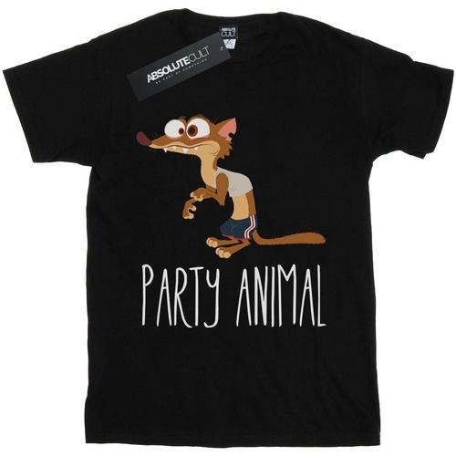 textil Mujer Camisetas manga larga Disney Zootropolis Party Animal Negro