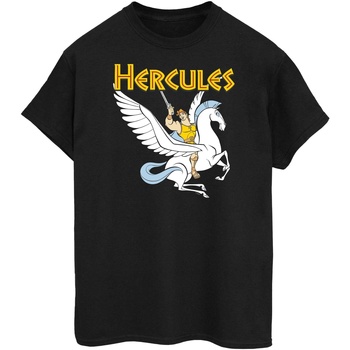 textil Mujer Camisetas manga larga Disney Hercules With Pegasus Negro