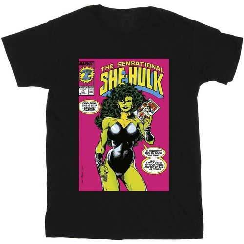 textil Hombre Camisetas manga larga Marvel She-Hulk: Attorney At Law Second Chance Negro