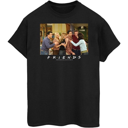textil Mujer Camisetas manga larga Friends Group Photo Apartment Negro
