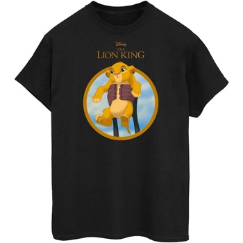 textil Mujer Camisetas manga larga Disney The Lion King Show Simba Negro