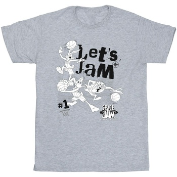 textil Hombre Camisetas manga larga Space Jam: A New Legacy Let's Jam Gris