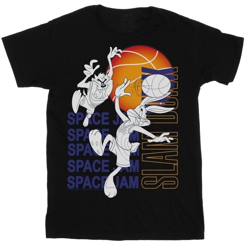 textil Hombre Camisetas manga larga Space Jam: A New Legacy Slam Dunk Alt Negro