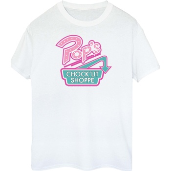 textil Mujer Camisetas manga larga Riverdale Pop's Chock'lit Shoppe Blanco