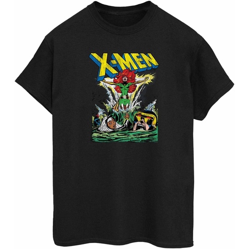 textil Mujer Camisetas manga larga Marvel X-Men Enter The Phoenix Negro