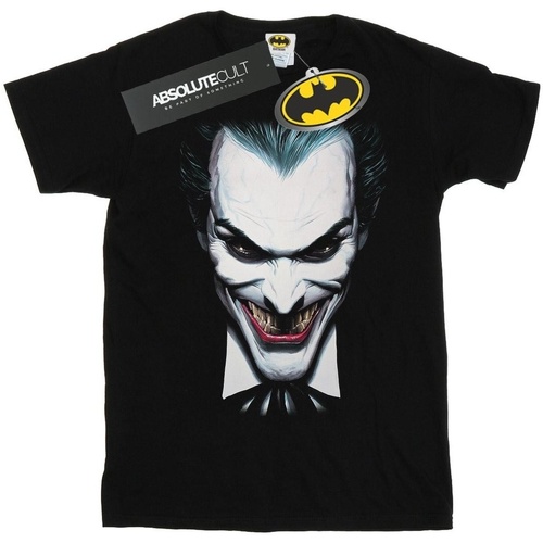 textil Mujer Camisetas manga larga Dc Comics The Joker By Alex Ross Negro