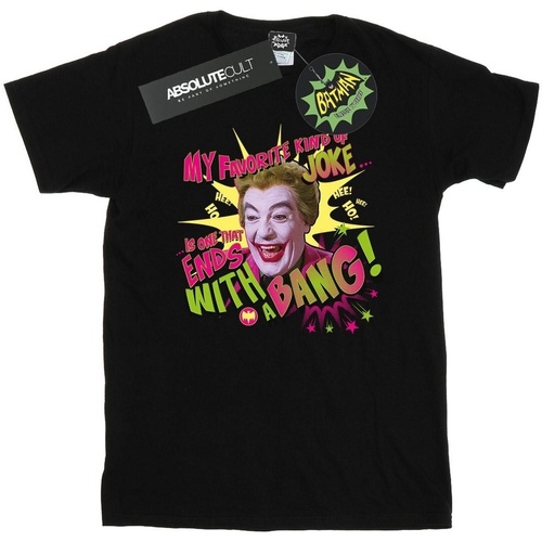 textil Mujer Camisetas manga larga Dc Comics Batman TV Series Joker Bang Negro