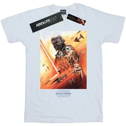 textil Hombre Camisetas manga larga Star Wars: The Rise Of Skywalker First Order Poster Blanco