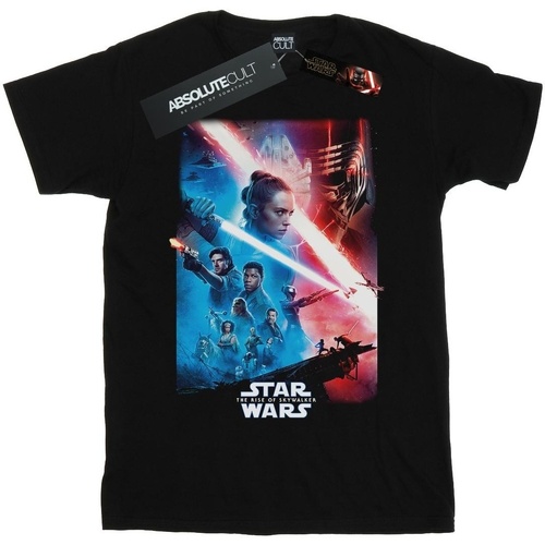 textil Hombre Camisetas manga larga Disney The Rise Of Skywalker Theatrical Poster Negro