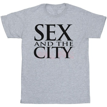 textil Hombre Camisetas manga larga Sex And The City Logo Skyline Gris
