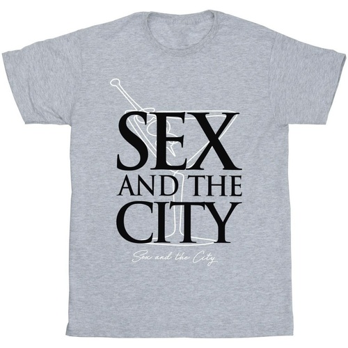textil Hombre Camisetas manga larga Sex And The City Martini Logo Gris