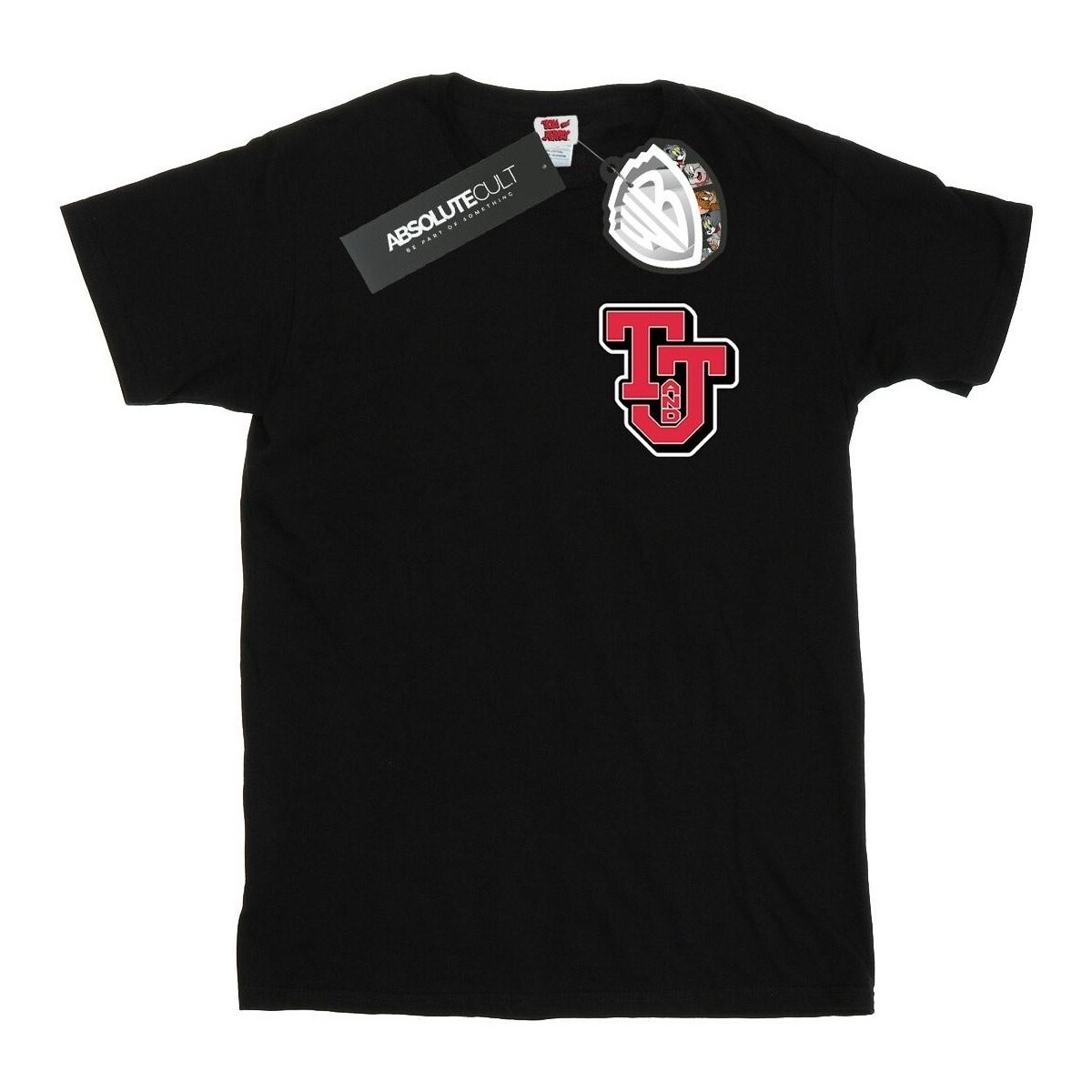 textil Hombre Camisetas manga larga Dessins Animés Collegiate Logo Negro