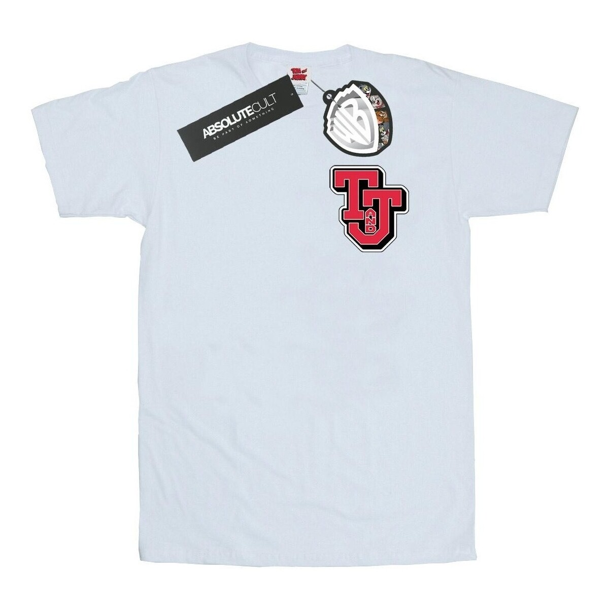 textil Hombre Camisetas manga larga Dessins Animés Collegiate Logo Blanco