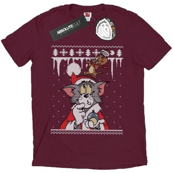 textil Hombre Camisetas manga larga Dessins Animés Christmas Fair Isle Multicolor