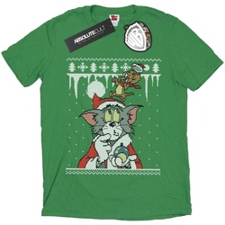 textil Hombre Camisetas manga larga Dessins Animés  Verde