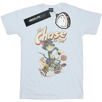 textil Hombre Camisetas manga larga Dessins Animés The Chase Is On Blanco