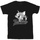 textil Hombre Camisetas manga larga Dessins Animés Greyscale Square Negro