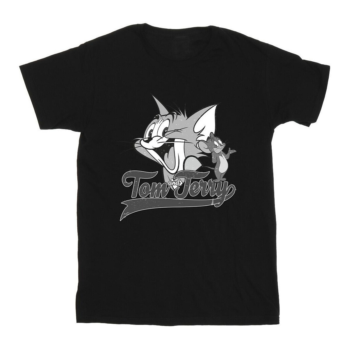 textil Hombre Camisetas manga larga Dessins Animés Greyscale Square Negro