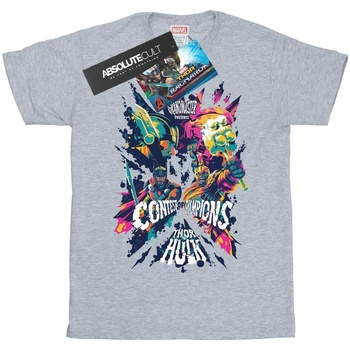 textil Hombre Camisetas manga larga Marvel Thor Ragnarok Grandmaster Presents Gris