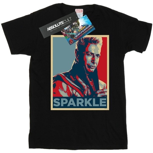 textil Hombre Camisetas manga larga Marvel Thor Ragnarok Grandmaster Sparkle Negro