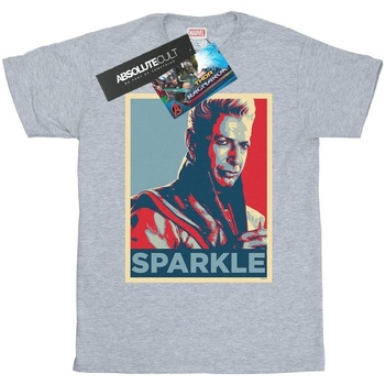 textil Hombre Camisetas manga larga Marvel Thor Ragnarok Grandmaster Sparkle Gris