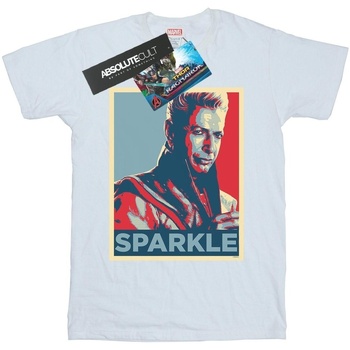 textil Hombre Camisetas manga larga Marvel Thor Ragnarok Grandmaster Sparkle Blanco