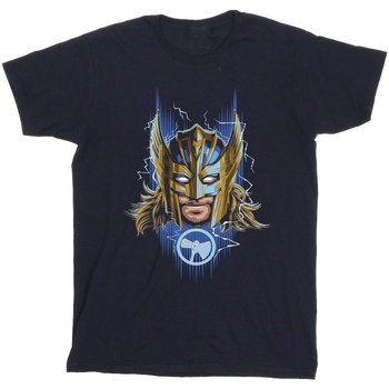 textil Hombre Camisetas manga larga Marvel Thor Love And Thunder Mask Azul