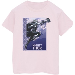 textil Hombre Camisetas manga larga Marvel Thor Love And Thunder Mighty Thor Rojo