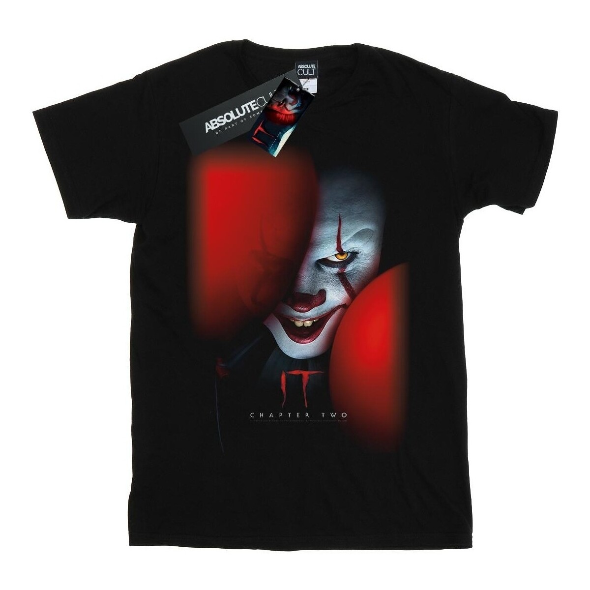 textil Hombre Camisetas manga larga It Chapter 2 Pennywise Behind The Balloons Negro
