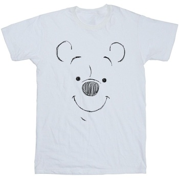textil Hombre Camisetas manga larga Disney Winnie The Pooh Winnie The Pooh Face Blanco