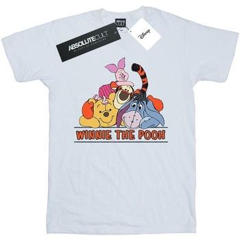 textil Hombre Camisetas manga larga Disney Winnie The Pooh Group Blanco